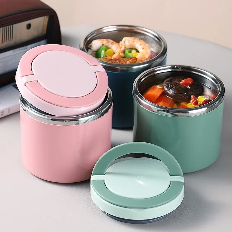 630/1000ml Insulated Food Jar, - đánh giá và giá Bento Box Two Tier