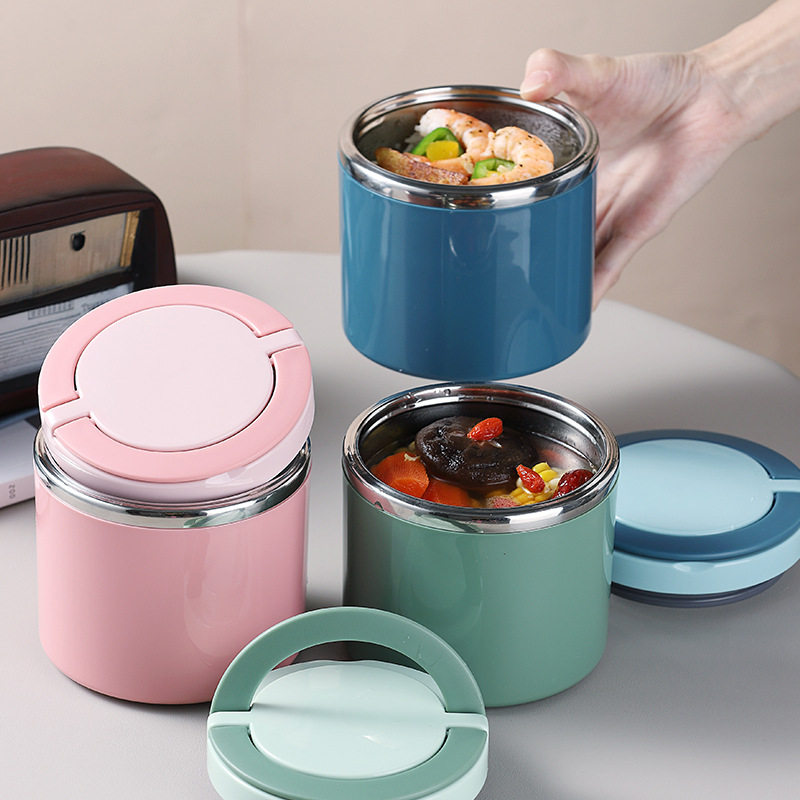630/1000ml Insulated Food Jar, - đánh giá và giá Bento Box Two Tier