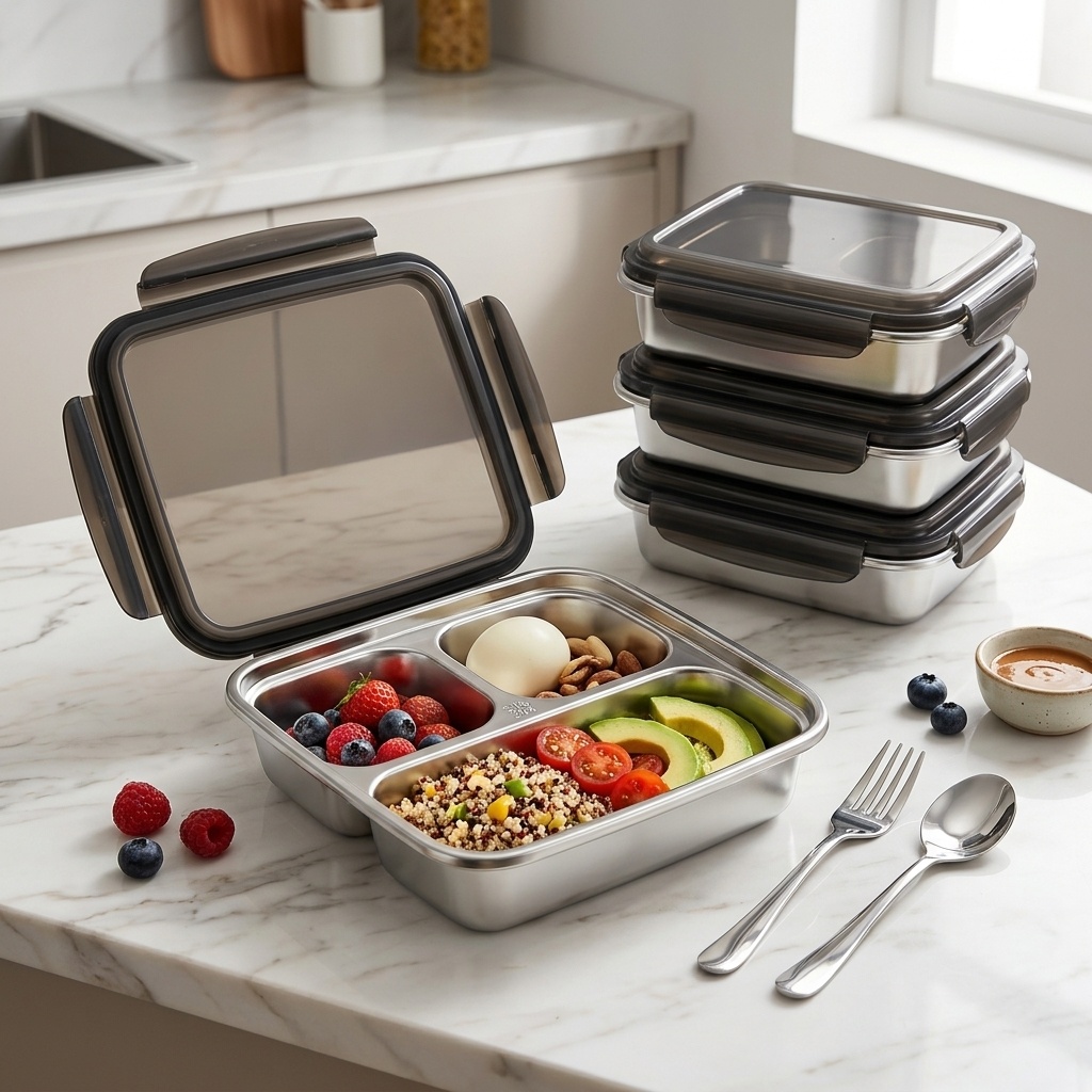 Large Capacity Lunch Container - đánh giá và giá Bento Box Two Tier