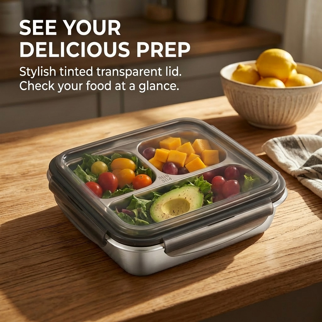Large Capacity Lunch Container - đánh giá và giá Bento Box Two Tier