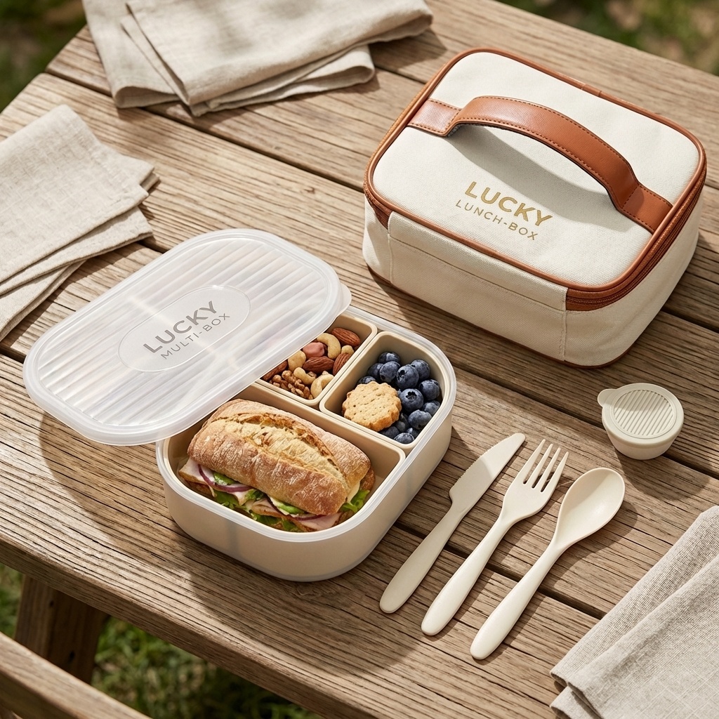 Portable Divided Plastic Lunch - đánh giá và giá Bento Box Two Tier