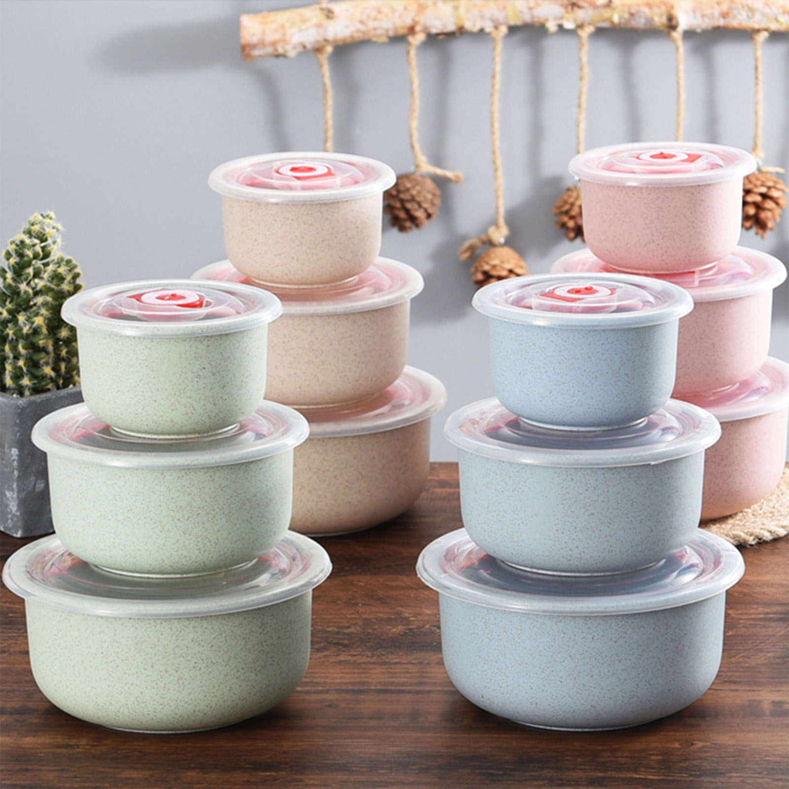 3pcs Food Storage Containers B - đánh giá và giá Bento Box Two Tier