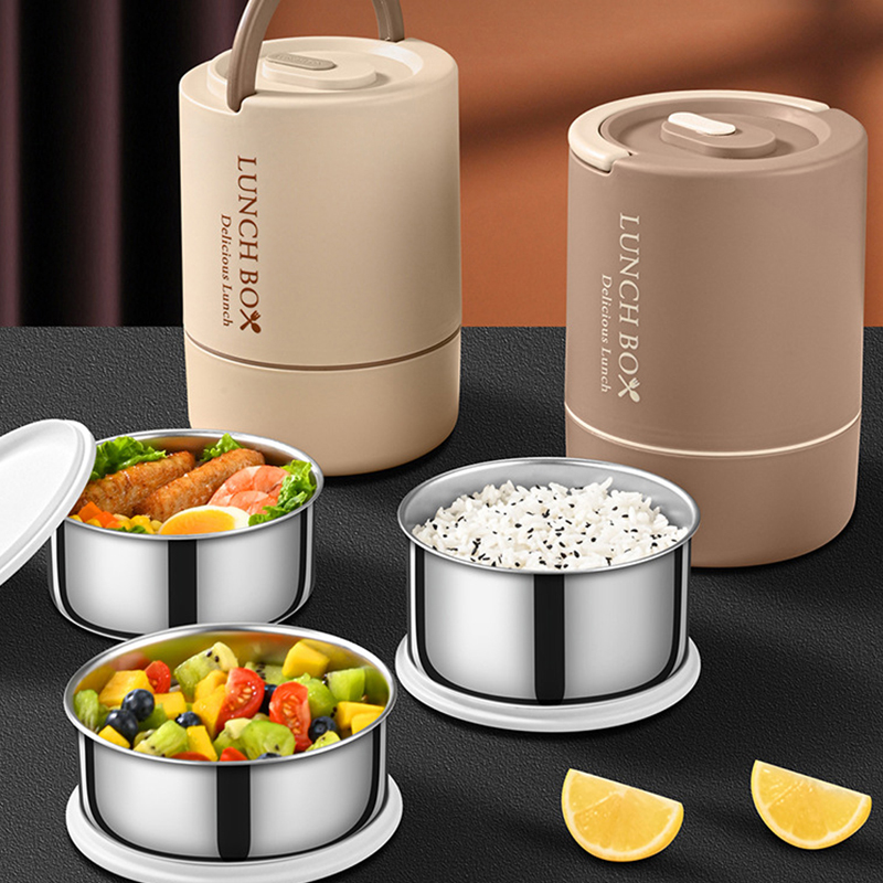 4pcs set Portable Lunch Contai - đánh giá và giá Bento Box Two Tier