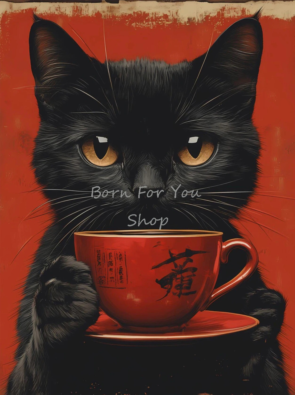 Japanese Edo Style Black Cat E - đánh giá và giá Japanese Lifestyle Japanese