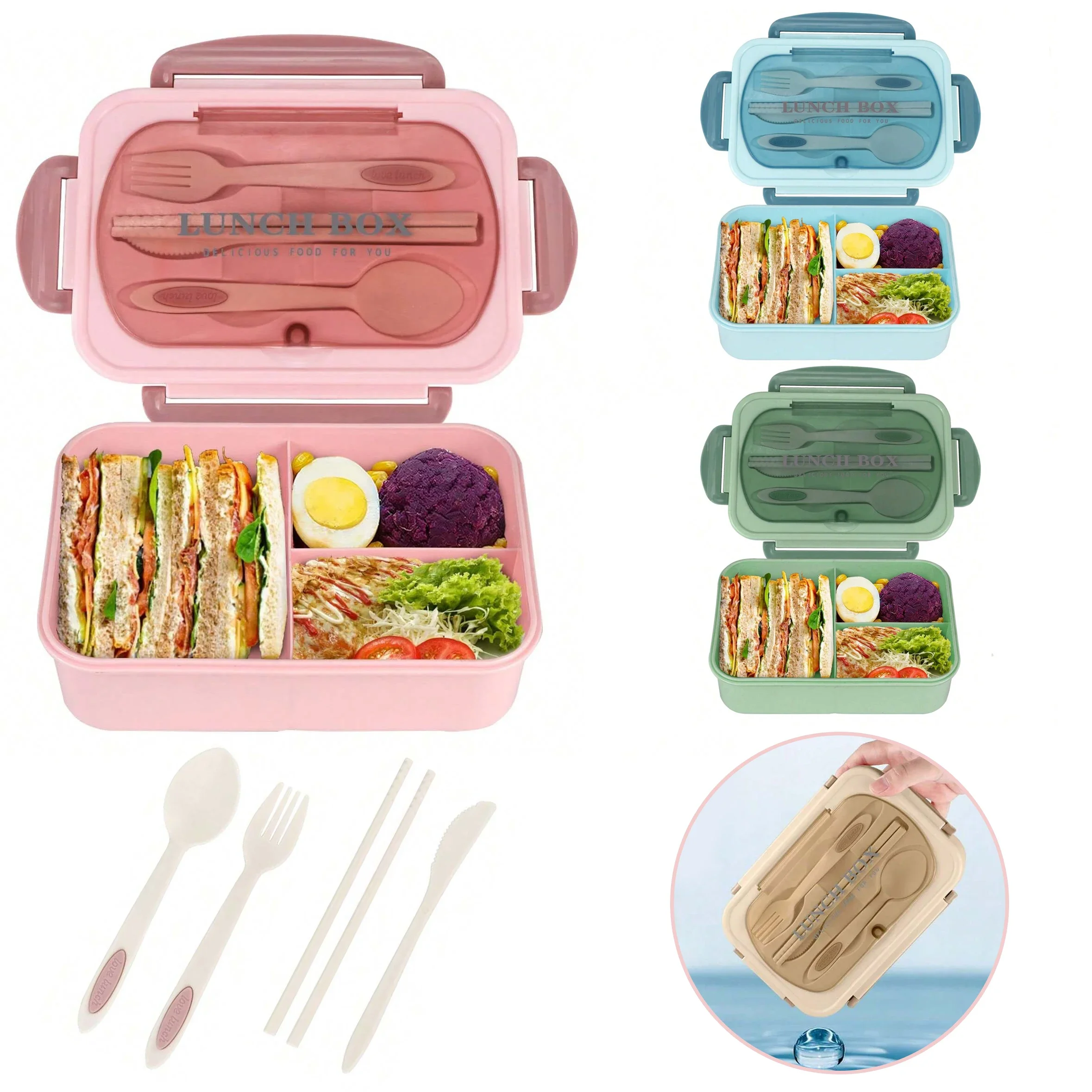 Bento Box Adult Lunch Box, Con - đánh giá và giá Bento Box Two Tier