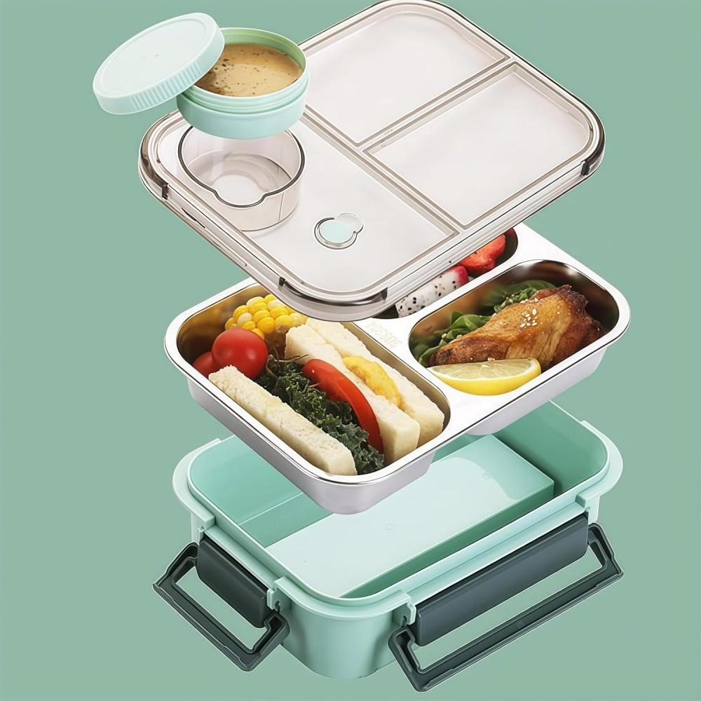 850ml Portable Lunch Boxes for - đánh giá và giá Bento Box Two Tier