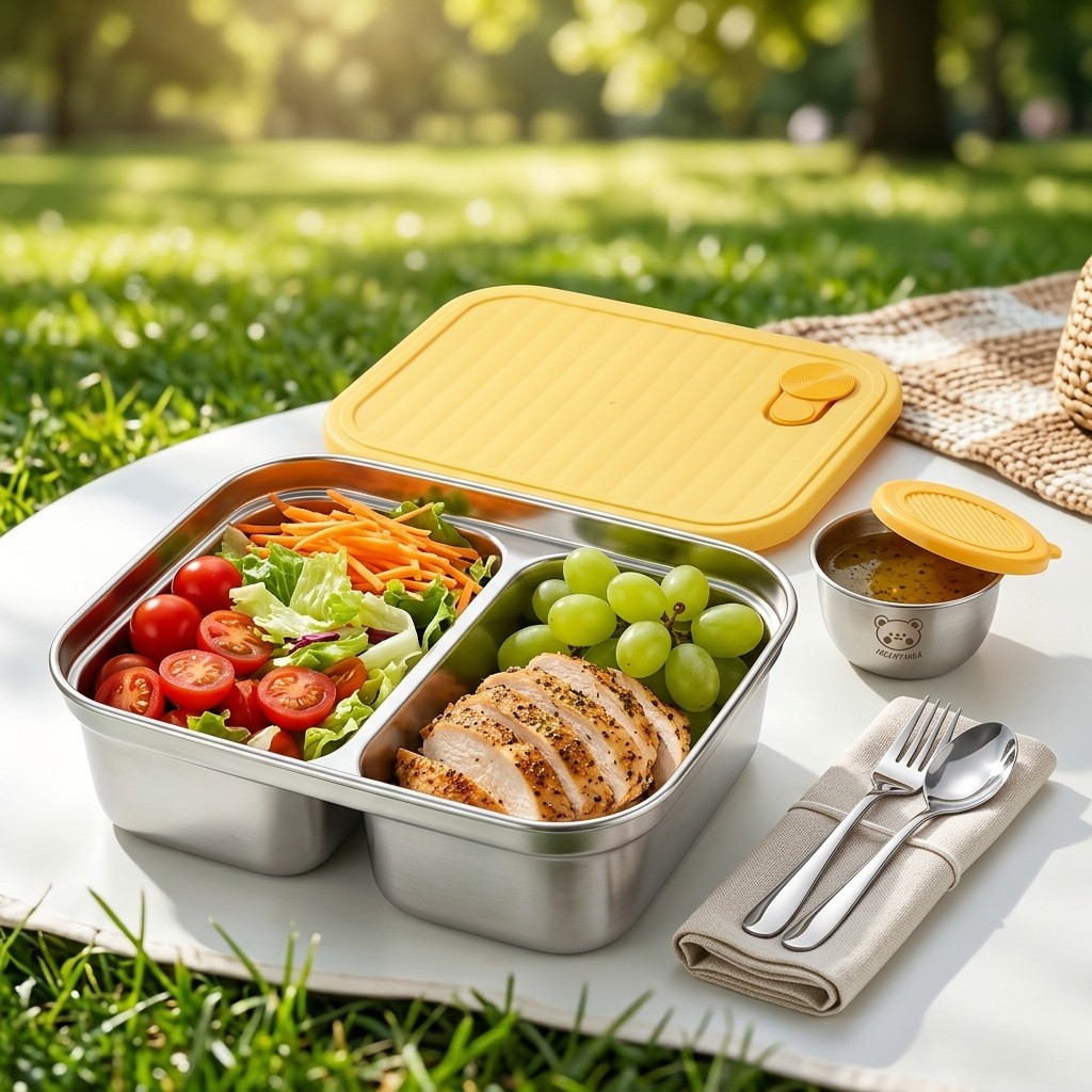 304 Stainless Steel Lunch Cont - đánh giá và giá Bento Box Two Tier