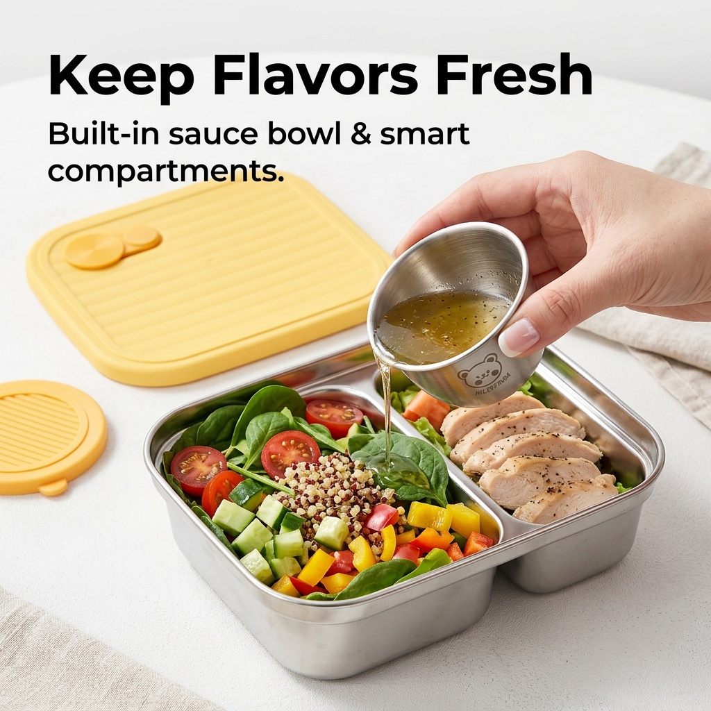 304 Stainless Steel Lunch Cont - đánh giá và giá Bento Box Two Tier