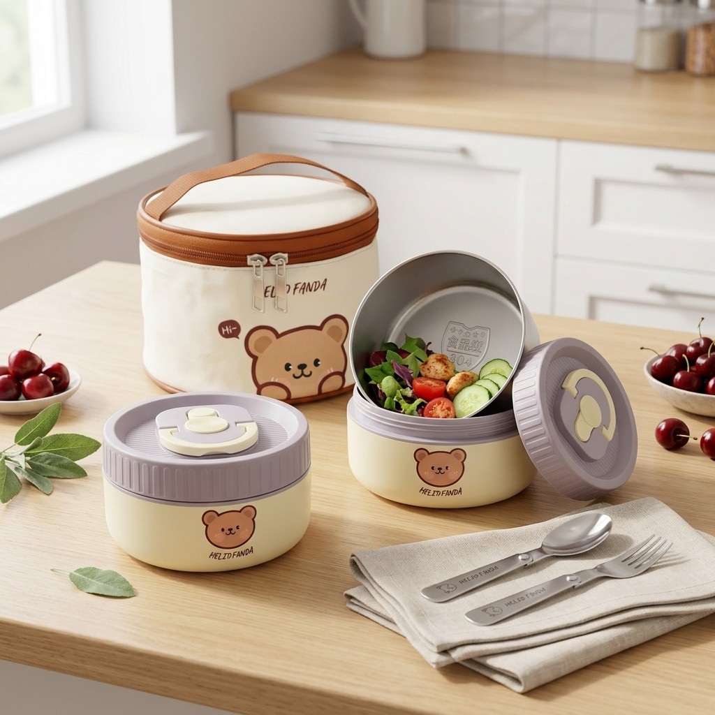 304 Stainless Steel Kids Lunch - đánh giá và giá Bento Box Two Tier